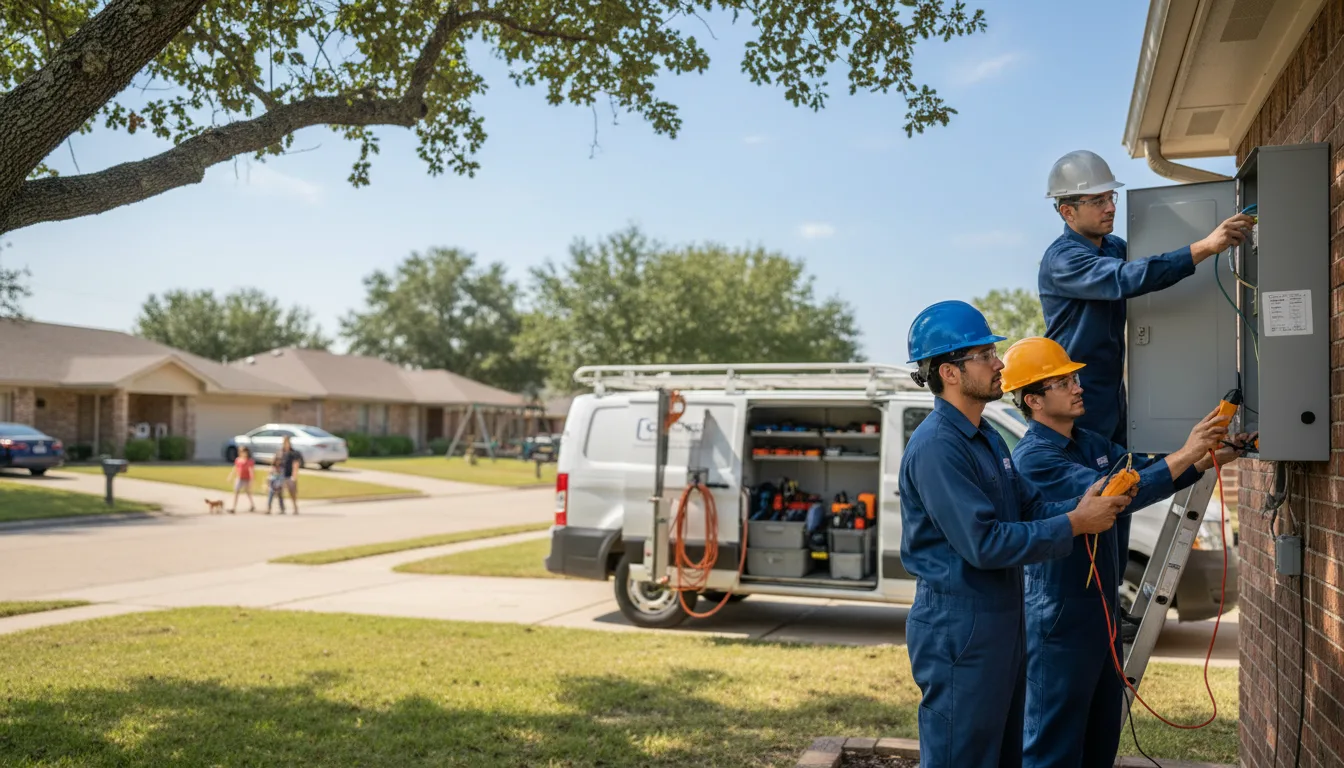 Certified electrician providing emergency electrical services in Pollard, AR